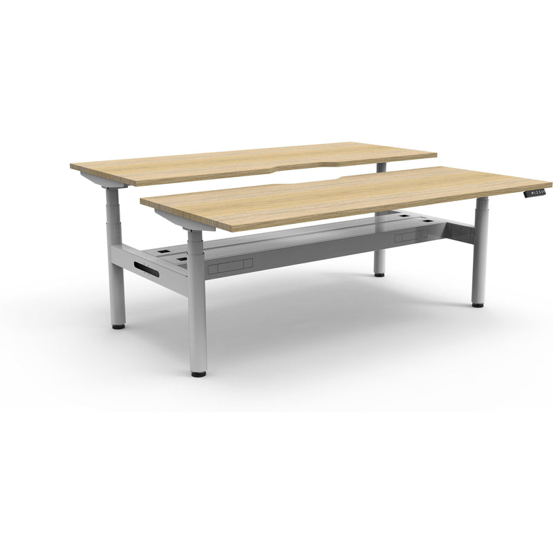 Halo+ Electric Height Adjustable Back to Back Workstation