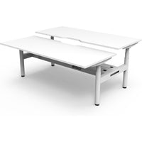 Halo+ Electric Height Adjustable Back to Back Workstation