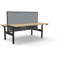 Halo+ Electric Height Adjustable Back to Back Workstation
