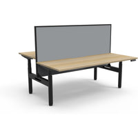 Halo+ Electric Height Adjustable Back to Back Workstation