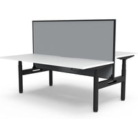 Halo+ Electric Height Adjustable Back to Back Workstation