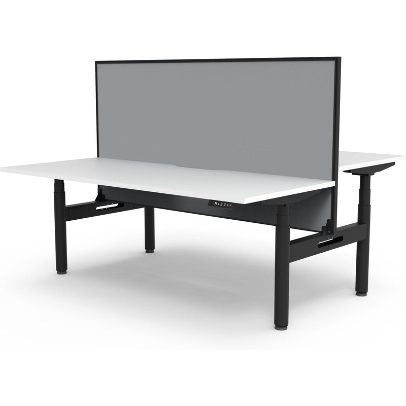 Halo+ Electric Height Adjustable Back to Back Workstation