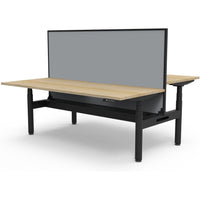 Halo+ Electric Height Adjustable Back to Back Workstation