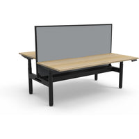 Halo+ Electric Height Adjustable Back to Back Workstation