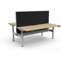 Halo+ Electric Height Adjustable Back to Back Workstation