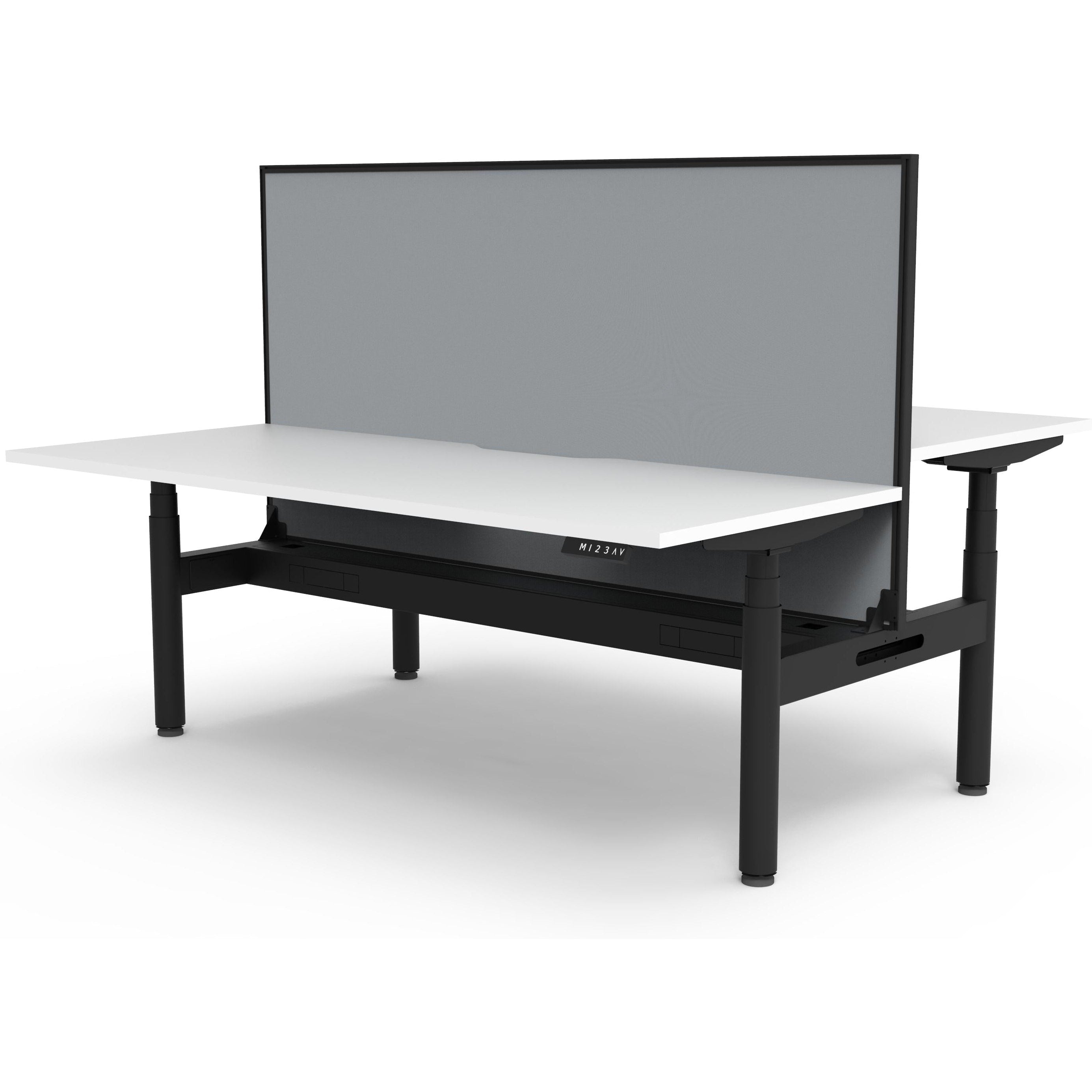 Halo+ Electric Height Adjustable Back to Back Workstation