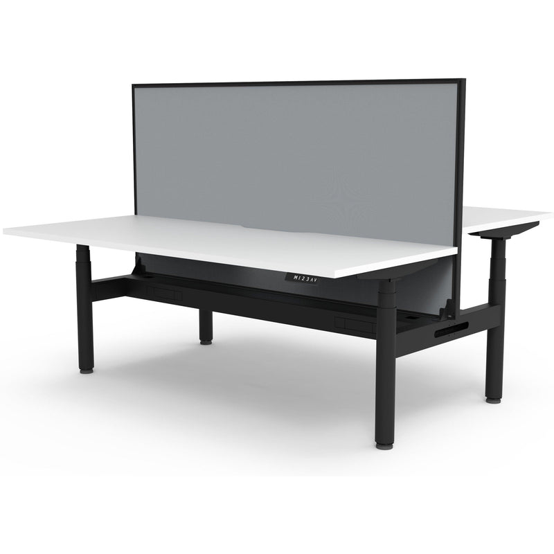 Halo+ Electric Height Adjustable Back to Back Workstation