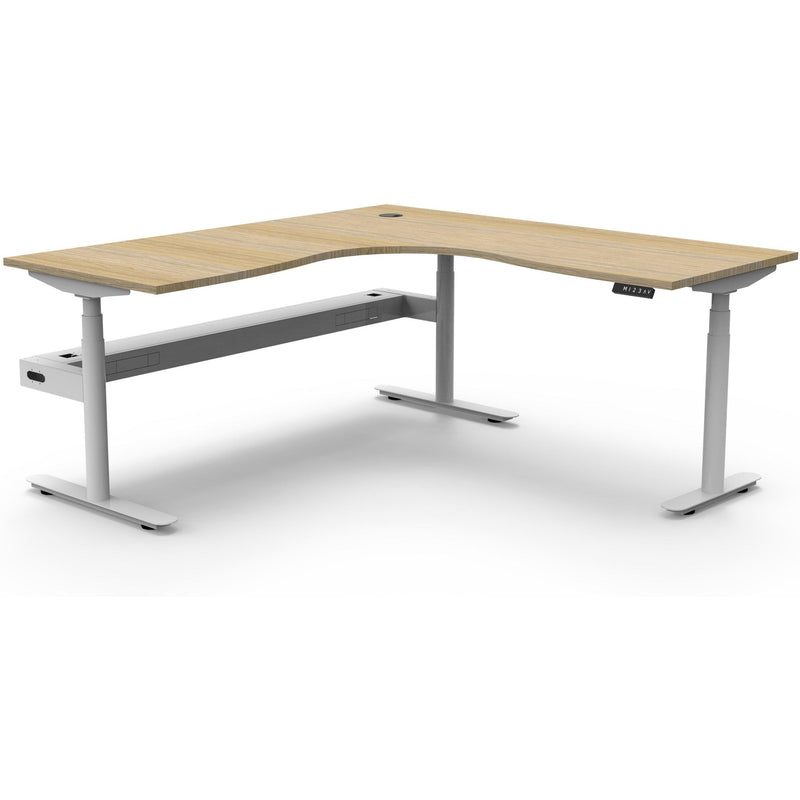 Halo+ Electric Height Adjustable Corner Workstation