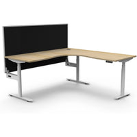 Halo+ Electric Height Adjustable Corner Workstation