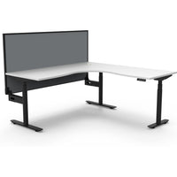 Halo+ Electric Height Adjustable Corner Workstation