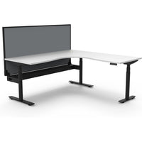 Halo+ Electric Height Adjustable Corner Workstation