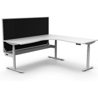 Halo+ Electric Height Adjustable Corner Workstation