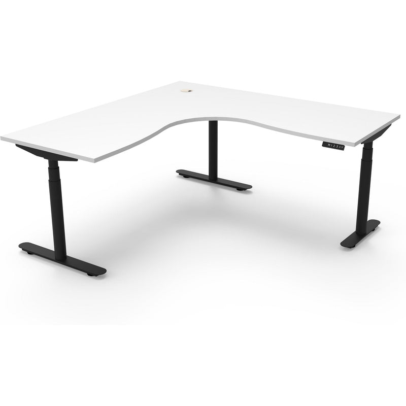 Halo+ Electric Height Adjustable Corner Workstation