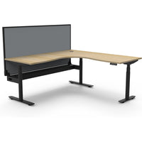 Halo+ Electric Height Adjustable Corner Workstation
