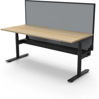 Halo+ Electric Height Adjustable Single Sided Workstation