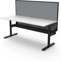 Halo+ Electric Height Adjustable Single Sided Workstation
