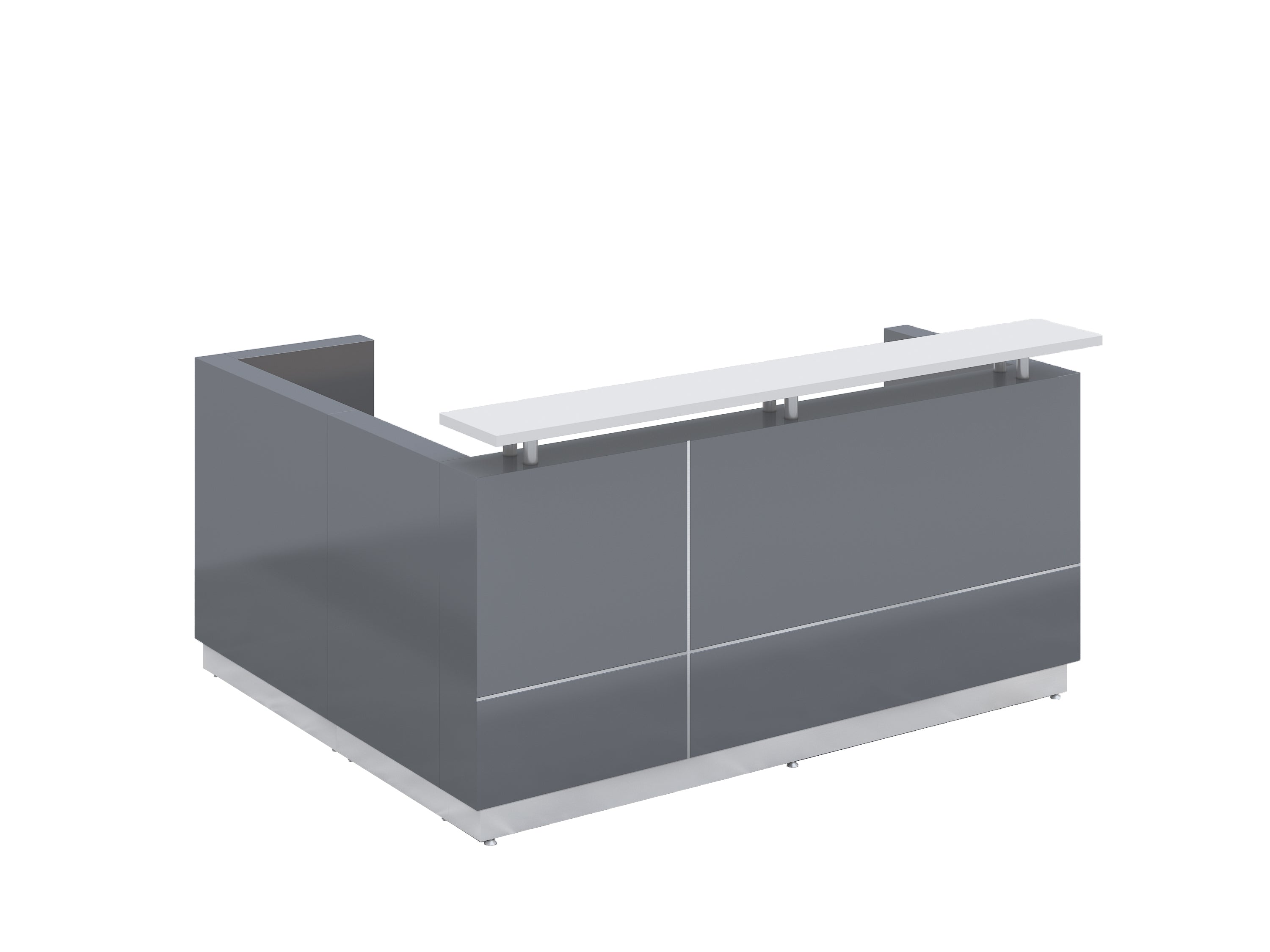 Hugo Reception Counter - Grey