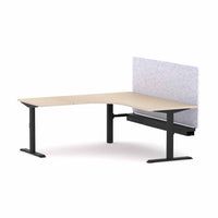 Klass Fixed 90Deg Workstation With AcoustiQ Screen
