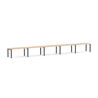 Axis 5-Person Single-sided Desk Workstation