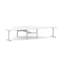 Agile Fixed Round 2-Person 90° Workstation