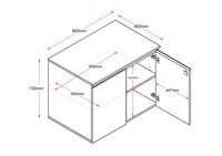 Boston 2 Door Office Cupboard