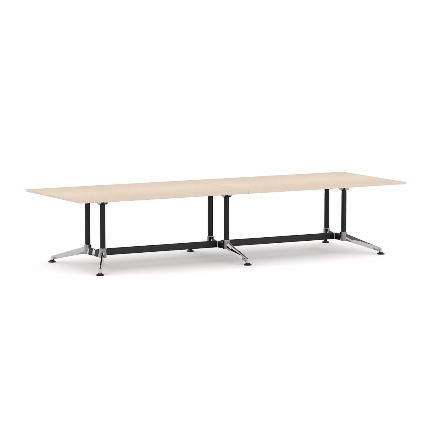 Modulus Boardroom Table Double Span, Twin Post