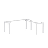Axis Straight Workstation with Return Frame Only