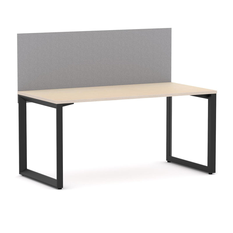 Anvil 1 User Single Desk, 50x50mm Triangular Loop Leg Design. Includes: Edge25 Screen