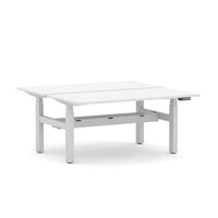 AgileMotion+ 3C/2M Electric Rectangle 2-Person Double-sided Desk Workstation