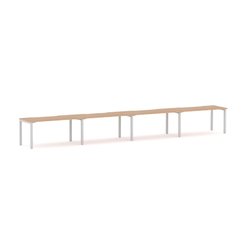 Axis 4-Person Single-sided Desk Workstation
