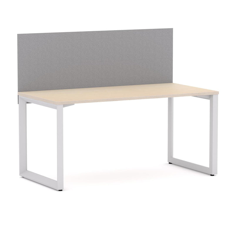 Anvil 1 User Single Desk, 50x50mm Triangular Loop Leg Design. Includes: Edge25 Screen