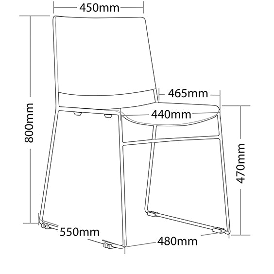 Kit Stackable Hospitality Chair