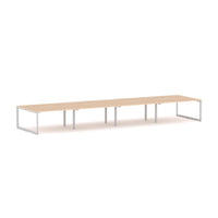 Anvil 8-Person Double-sided Desk Workstation