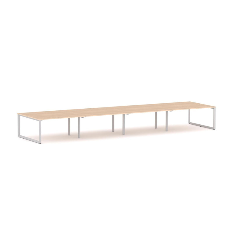 Anvil 8-Person Double-sided Desk Workstation