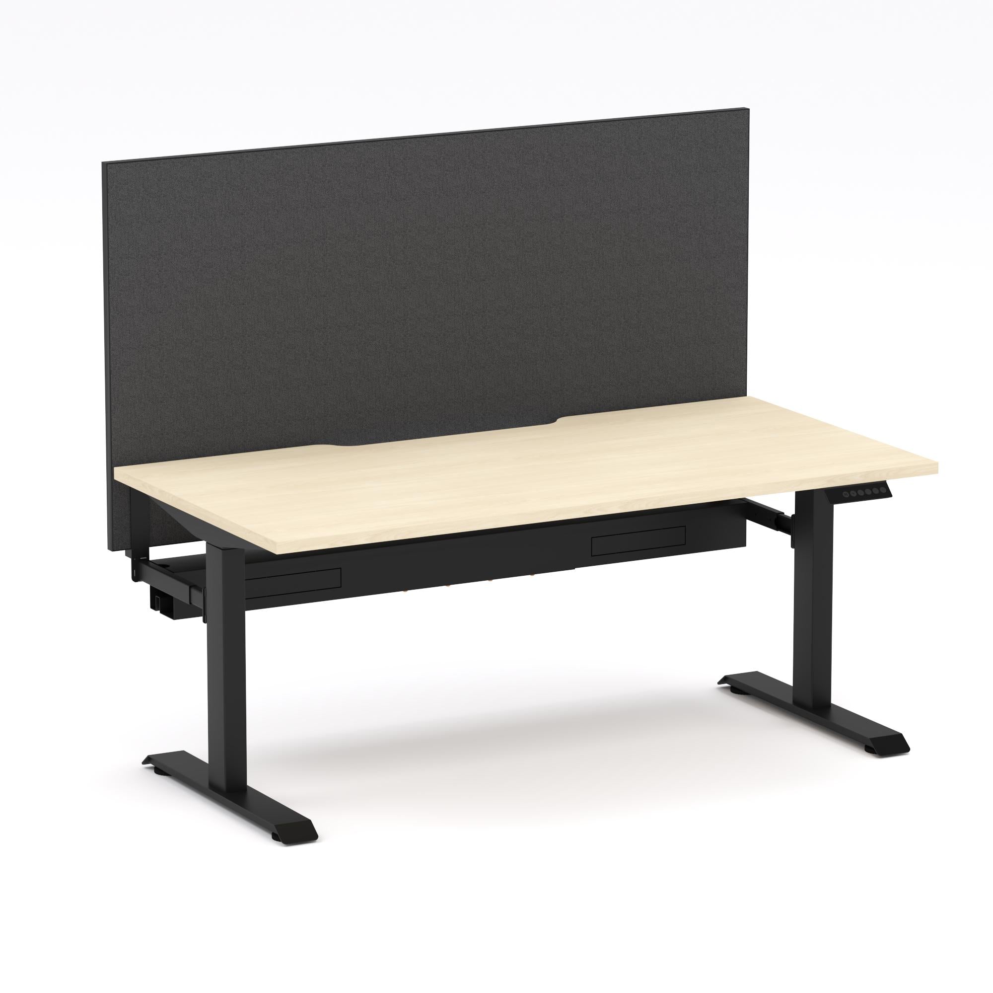 Montana Electric Standing Straight Workstation - With Graphite Elite25 Screen (3 Stages)