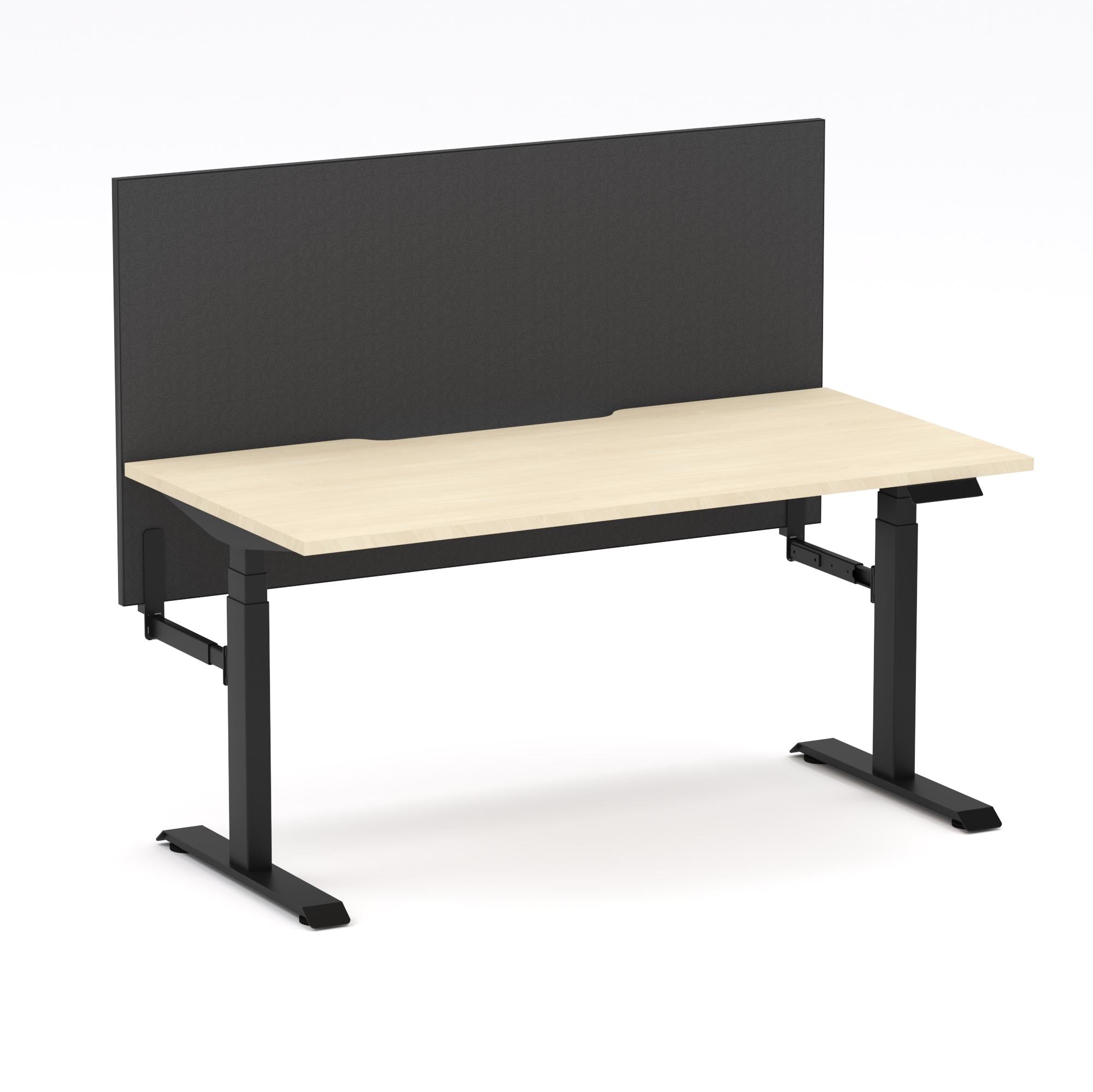 Montana Electric Standing Straight Workstation - With Graphite Elite25 Screen (3 Stages)
