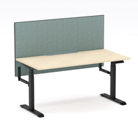 Montana Electric Standing Straight Workstation - With Sage Green Elite25 Screen (3 Stages)