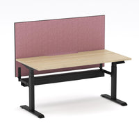 Montana Electric Standing Straight Workstation - With Soft Scarlet Elite25 Screen (3 Stages)