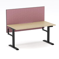 Montana Electric Standing Straight Workstation - With Soft Scarlet Elite25 Screen (3 Stages)