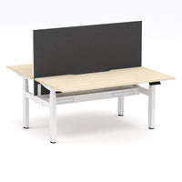 Montana Electric Standing 2-Person Double-sided Desk Workstation - With Graphite Elite25 Screen (3 Stages)