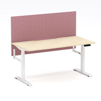 Montana Electric Standing Straight Workstation - With Soft Scarlet Elite25 Screen (3 Stages)