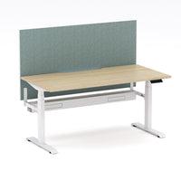 Montana Electric Standing Straight Workstation - With Sage Green Elite25 Screen (3 Stages)