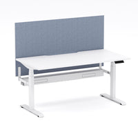 Montana Electric Standing Straight Workstation - With Misty Blue Elite25 Screen (3 Stages)