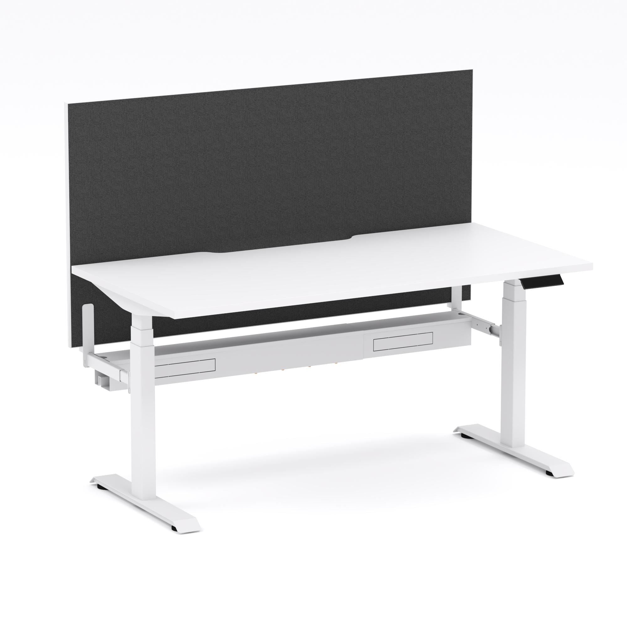 Montana Electric Standing Straight Workstation - With Graphite Elite25 Screen (3 Stages)