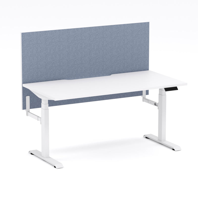 Montana Electric Standing Straight Workstation - With Misty Blue Elite25 Screen (3 Stages)
