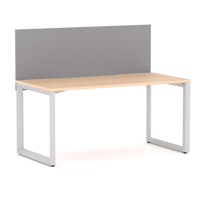 Anvil 1 User Single Desk, 50x50mm Triangular Loop Leg Design. Includes: Edge25 Screen