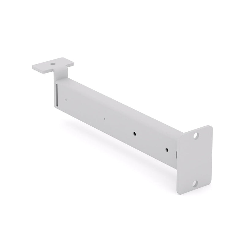 Klass Arm Bracket Pair to connect Single Workstation Legs to Screen and Cable Tray to suit 600-750mm Deep with removable tabs
