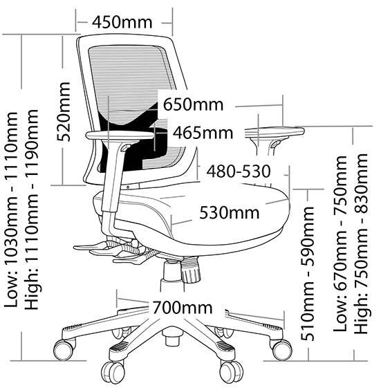 Lotus Task Mesh Chair