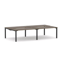 Axis Stretch 4-Person Double-sided Desk Workstation