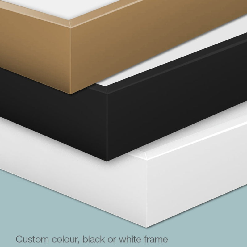 LX8 EDGE EverWrite Porcelain Projection Whiteboard Slim Edge Powder Coated
